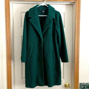 Coffee Shop - faux Sherpa Trench - XL